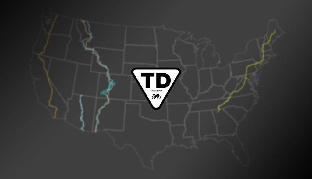 Tour Divide map logo triple crown