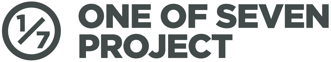 One of Seven Project logo Grey