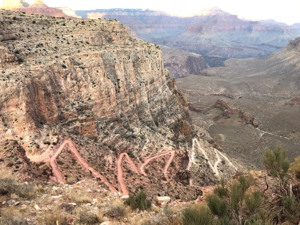 switchbacks grand canyon big ditch