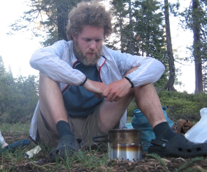 Craig Fowler - Scatman Cooking on the PCT - Hiking Cook Set Up