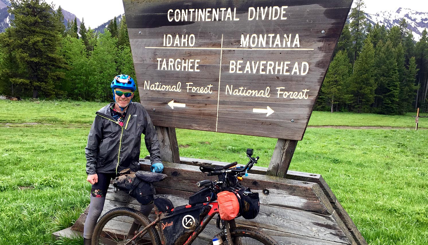Craig Fowler - Tour Divide - Idaho Montana State Line - Tour Divide Guide - Bikepacking