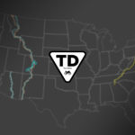 Tour Divide map logo triple crown