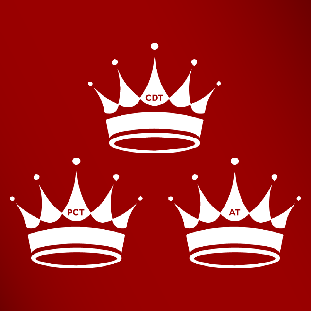 Triple Crown Logo - thru-hiking - AT - PCT - CDT