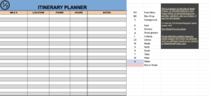 Itinerary planner for bikepacking & thru-hiking / hiking