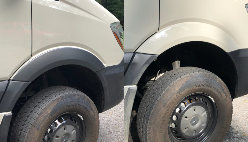 Terra Wagon Front Fender Flares for Mercedes Sprinter