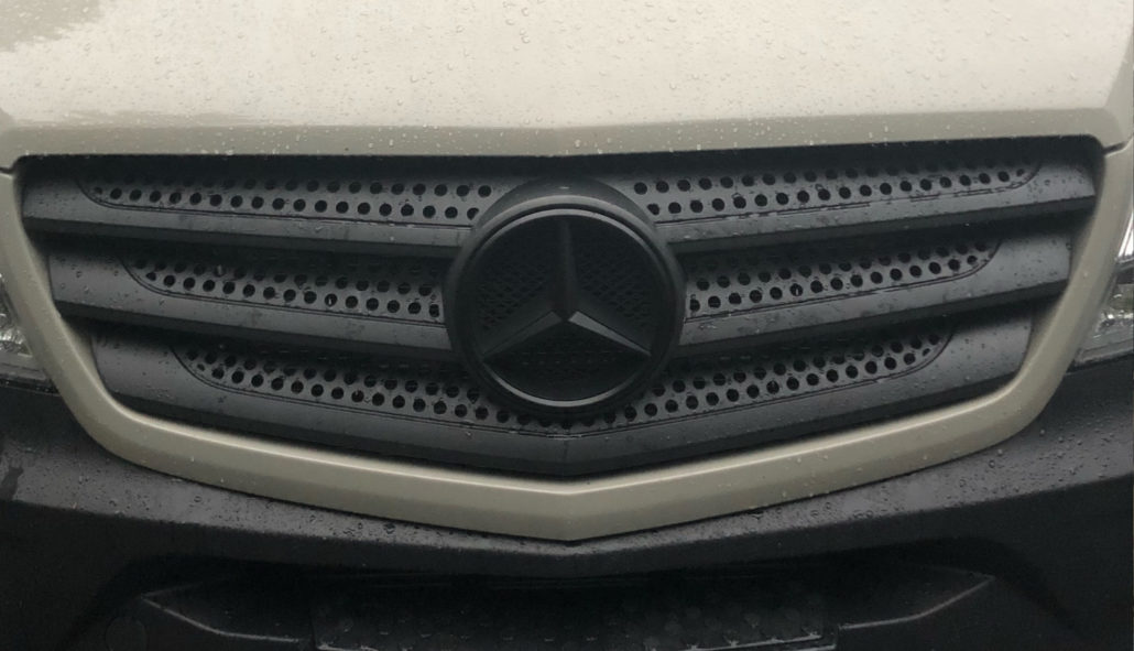 Terra Wagon Black Mercedes emblem for Sprinter