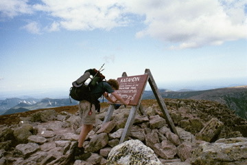 Craig Fowler - Appalachian Trail - Katahdin - Finish