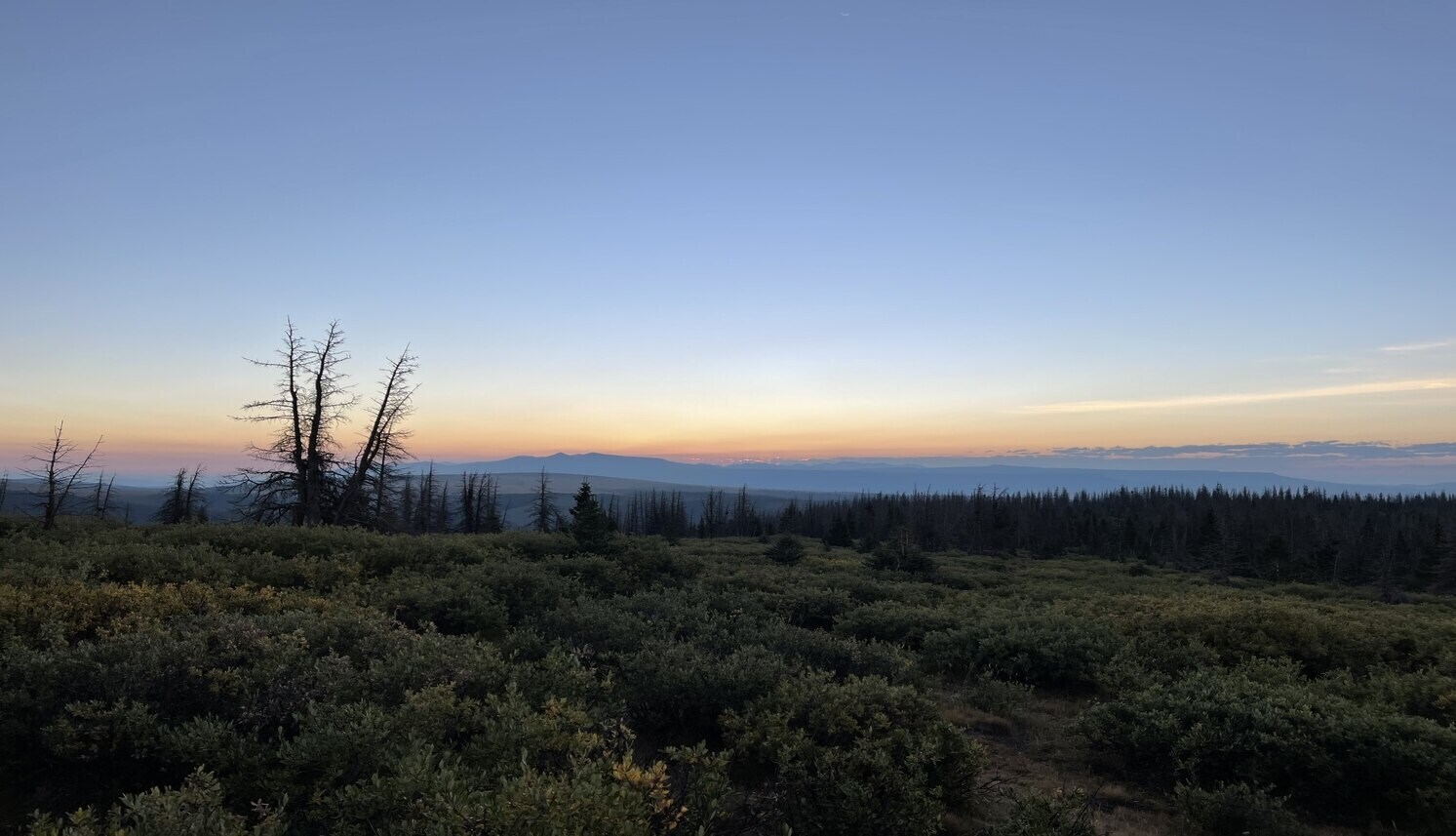 Sunrise, colorado trail, thru-hike