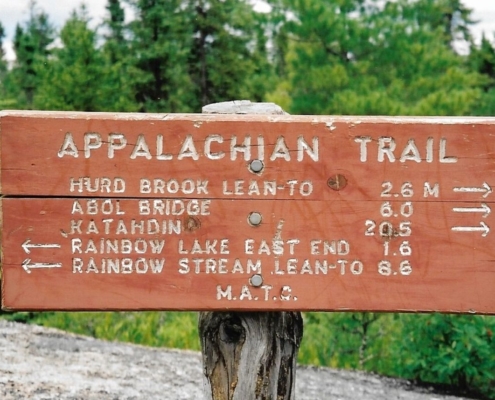 Appalachian Trail sign