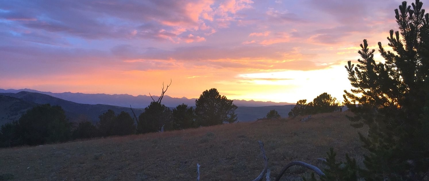 sunset on CDT - montana - If I hiked the CDT Again