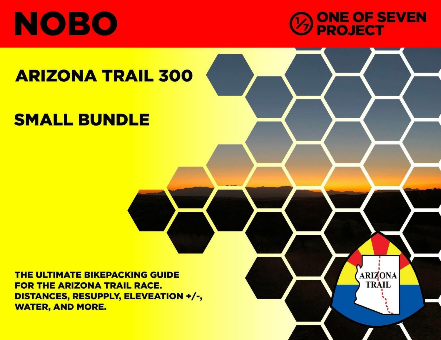 AZTR 300 NOBO Small Bundle cover, bikepacking, guides, planning aids