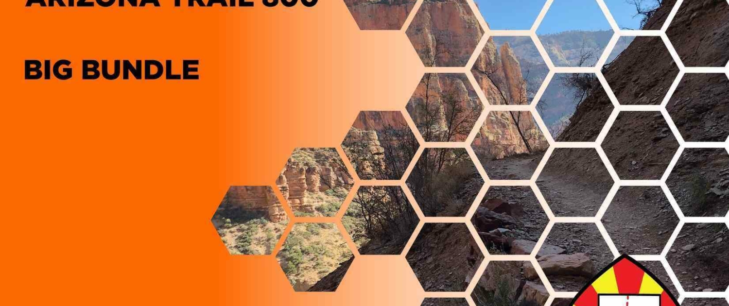 AZTR 800 NOBO Big Bundle Cover- Arizona Trail BIKEPACKING GUIDE PLANNING AIDS, Ultimate Bikepacking and Hiking Resource