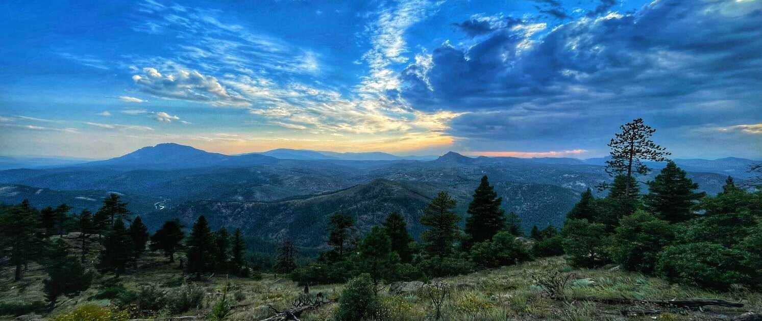 Colorado Trail, sunset, thru-hiking
