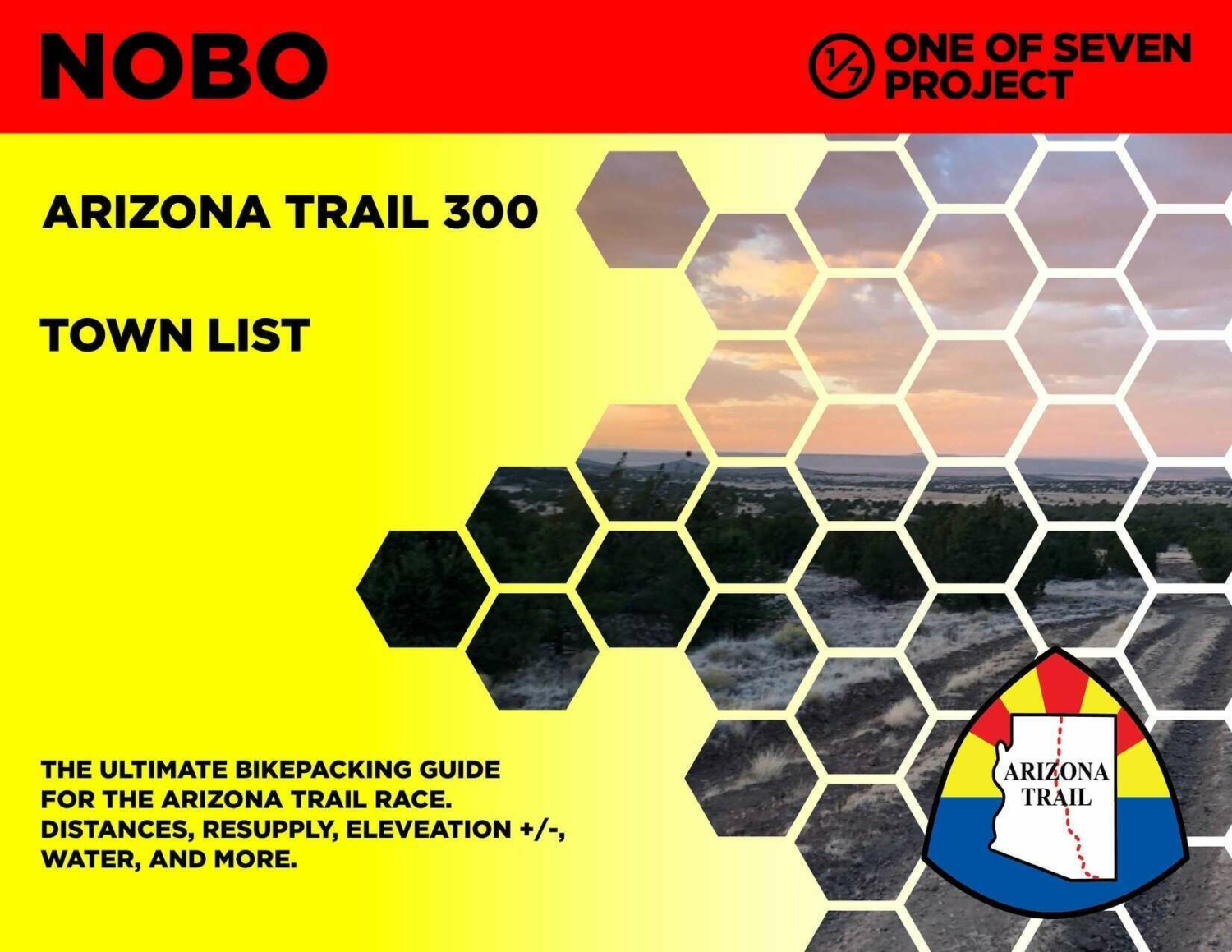 AZTR 300 NOBO Town List cover, planning aid, bikepacking, guides