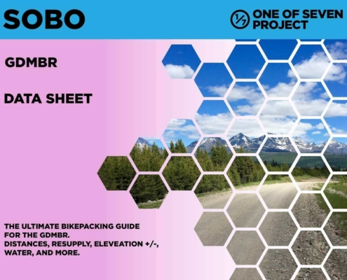 GDMBR SOBO Data Sheet, planning aid, guide, bikepacking