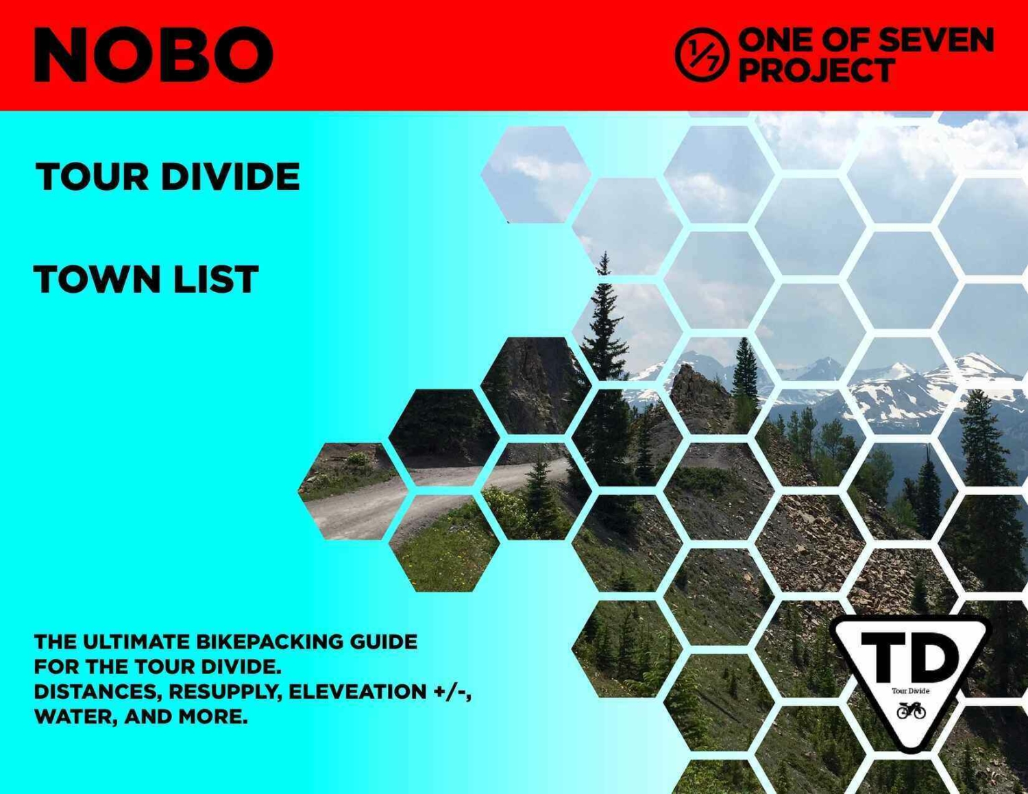 Tour Divide NOBO Town List Cover bikepacking guide planning aid