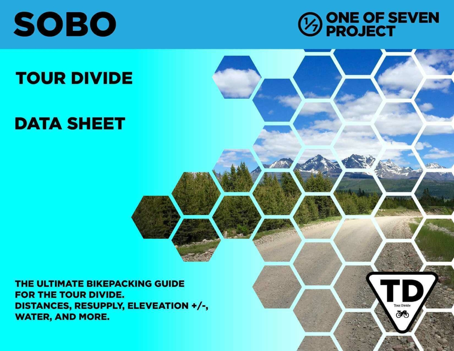 Tour Divide SOBO Data Sheet Cover bikepacking guides planning aids