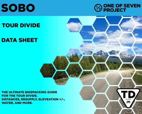 Tour Divide SOBO Data Sheet Cover bikepacking guides planning aids