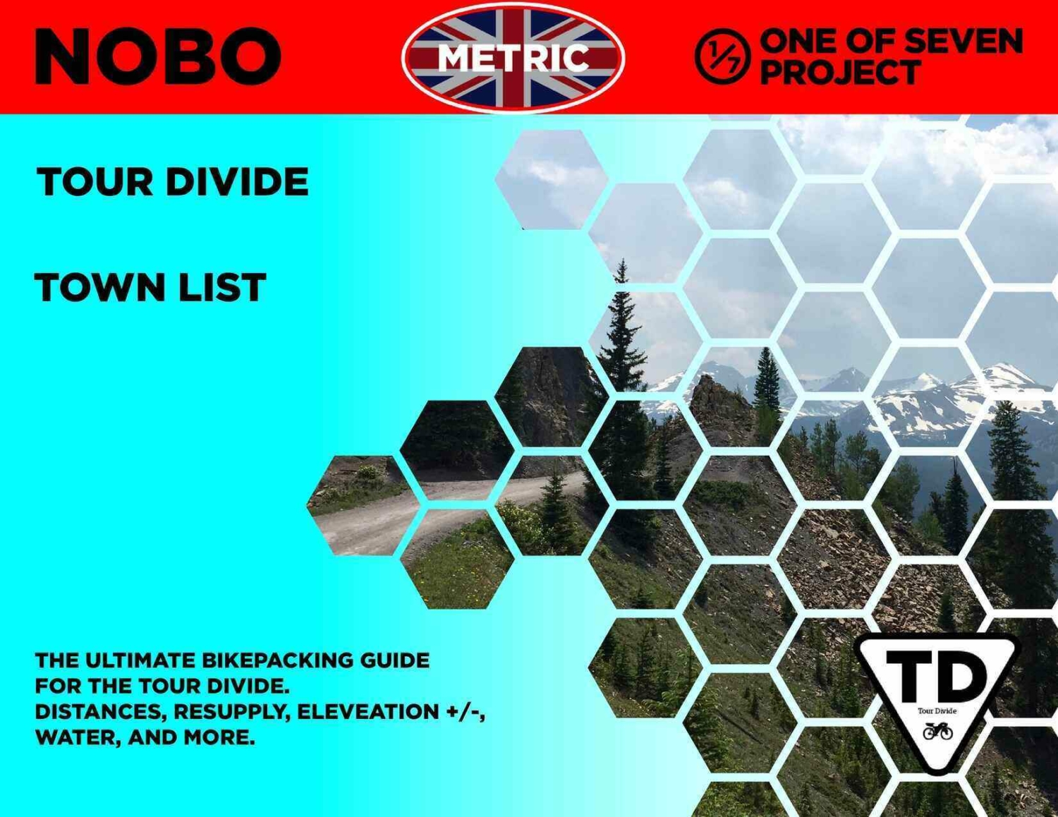 Tour Divide Metric NOBO Town List Cover bikepacking guide planning aid