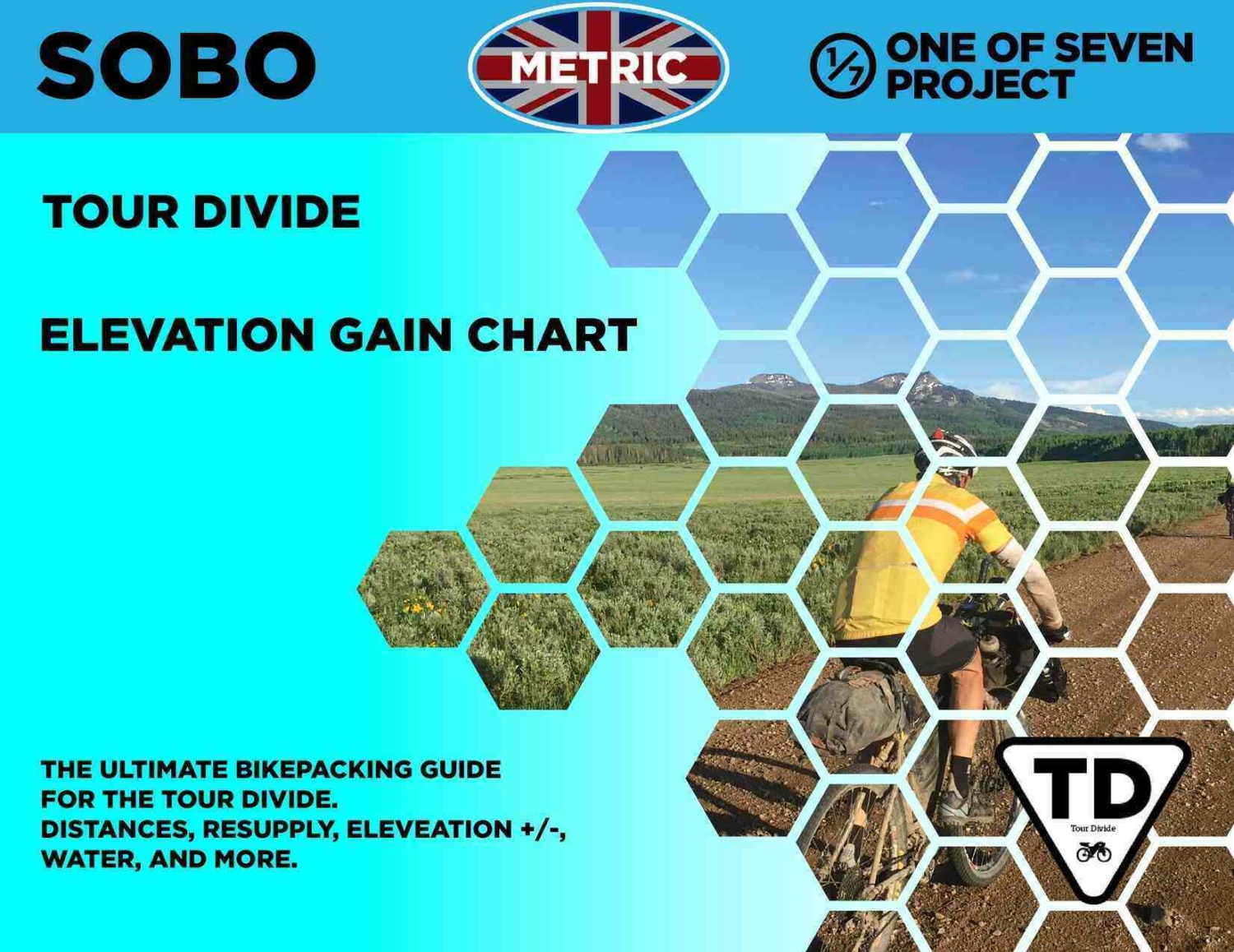 Tour Divide SOBO Elevation Gain Chart Cover bikepacking guides planning aids