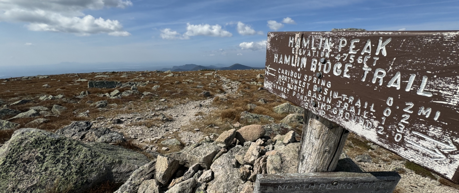 Hamlin Peak, Maine, ME, hiking,, NEHH, baxter state park, BSP