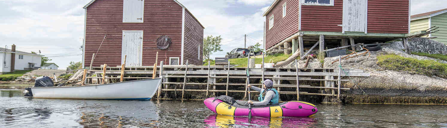 International bikepacking can lead you to places you never thought possible, like packrafting international waters in Canada.