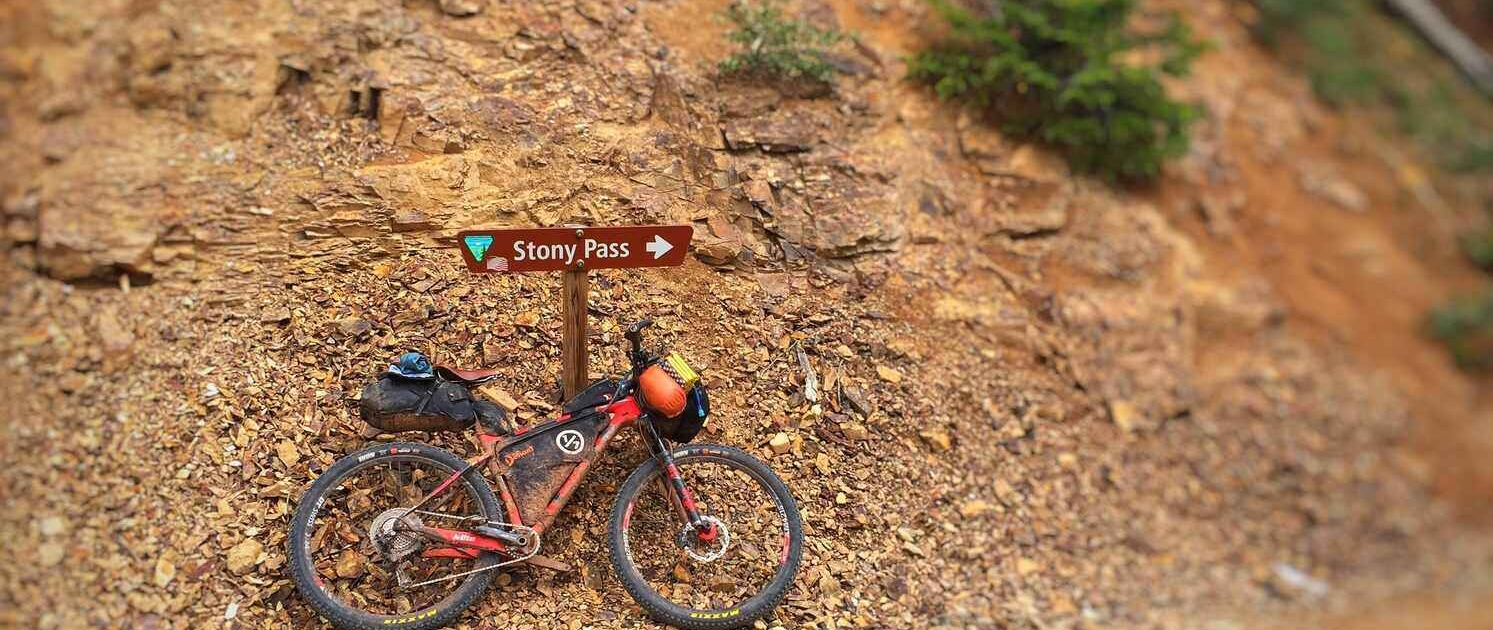 A bikepacking setup on the Colorado Trail, illustrating gear insights from the Colorado Trail Gear review.