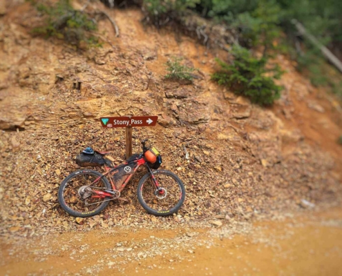 A bikepacking setup on the Colorado Trail, illustrating gear insights from the Colorado Trail Gear review.