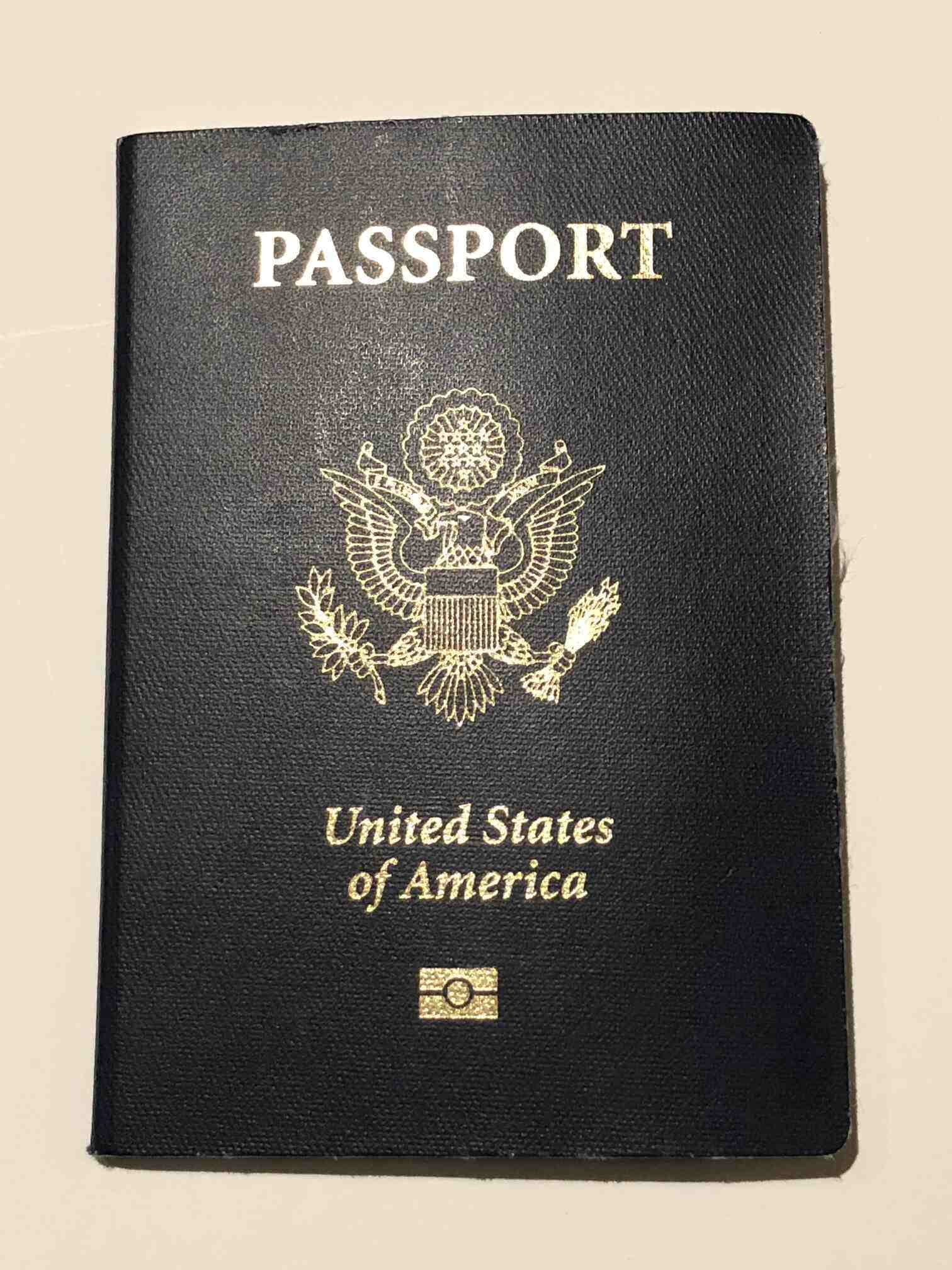 A passport, an essential document for Bikepacking in the USA & Canada, ensuring smooth border crossings for international riders.